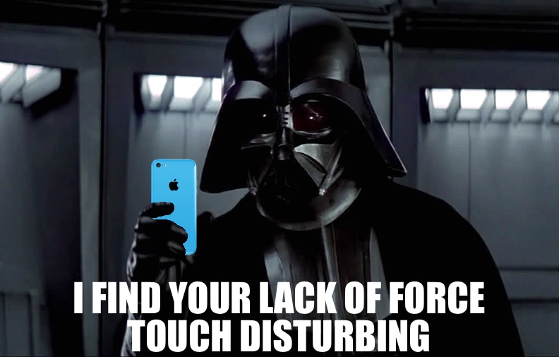 No force touch?