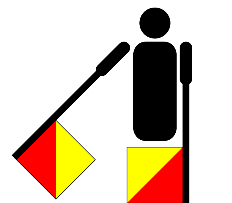 Example flag semaphore